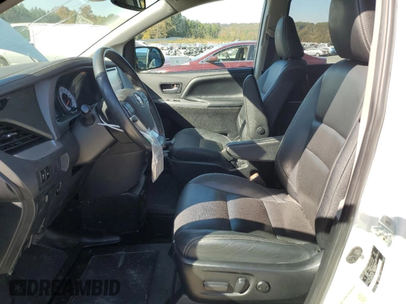 2020 Toyota Sienna SE with VIN 5TDXZ3DC9LS050441, listed as a Copart auction lot 77310274 with 43,452 mi miles and Salvage Title. Bid and sale history available at carsss.com. Image 7.