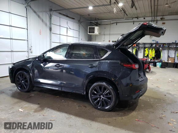 2022 Mazda CX-5 2.5 Turbo with VIN JM3KFBAY8N0648384, listed as a Copart auction lot 79225814 with 21,313 mi miles and Salvage Title. Bid and sale history available at carsss.com. Image 2.