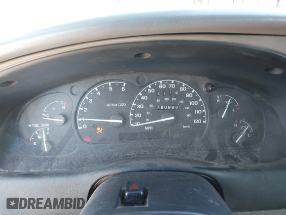 1998 Ford Ranger XL with VIN 1FTZR15U5WPA49175, listed as a IAAI auction lot 42101179 with 260,998 mi miles. Bid and sale history available at carsss.com. Image 7.