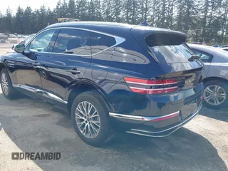 2025 Genesis GV80 Standard with VIN KMUHFESB5SU242028, listed as a IAAI auction lot 42111171 with 7,215 mi miles and . Bid and sale history available at DreamBid. Image 3.