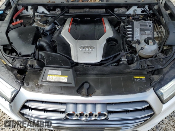 2018 Audi SQ5 Prestige with VIN WA1C4AFY6J2098746, listed as a Copart auction lot 56747805 with 47,566 mi miles and Salvage title. Bid and sale history available at DreamBid. Image 11.