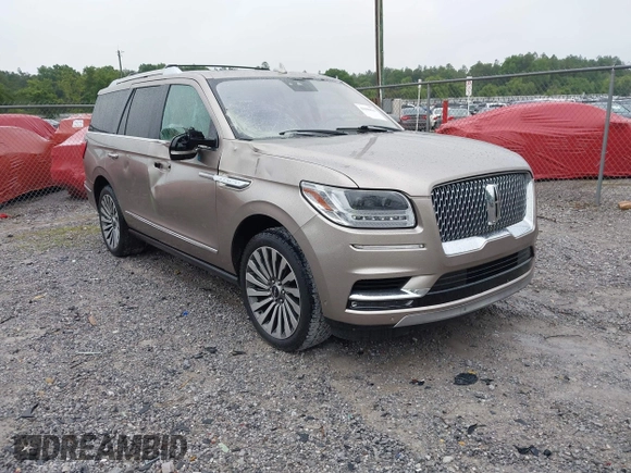 2018 Lincoln Navigator Reserve z VIN 5LMJJ2LT5JEL12492, wystawiony jako IAAI lot #42208861 z przebiegiem 186 337 mil mil oraz . Historia ofert i sprzedaży dostępna na DreamBid. Obrazek 1.
