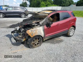 2021 Ford EcoSport SE z VIN MAJ3S2GE5MC453528, wystawiony jako Copart lot #61461715 z przebiegiem Nie podano mil oraz Szkoda całkowita • Salvage title. Historia ofert i sprzedaży dostępna na DreamBid. Obrazek 1.