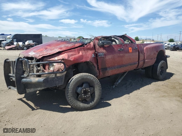 2007 Dodge Ram 3500 SLT with VIN 3D7MX48A17G791667, listed as a Copart auction lot 59954314 with 0 mi miles and Salvage Title. Bid and sale history available at carsss.com. Image 1.