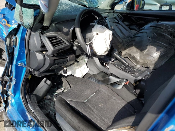 2020 Subaru Impreza Premium with VIN 4S3GTAD6XL3709998, listed as a Copart auction lot 56347995 with 34,867 mi miles and Salvage title. Bid and sale history available at DreamBid. Image 8.