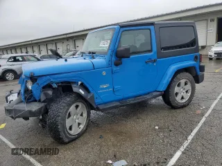 2012 Jeep Wrangler Arctic z VIN 1C4AJWBG3CL148046, wystawiony jako Copart lot #54186285 z przebiegiem 156 639 mil mil oraz Szkoda całkowita • Salvage title. Historia ofert i sprzedaży dostępna na DreamBid. Obrazek 1.