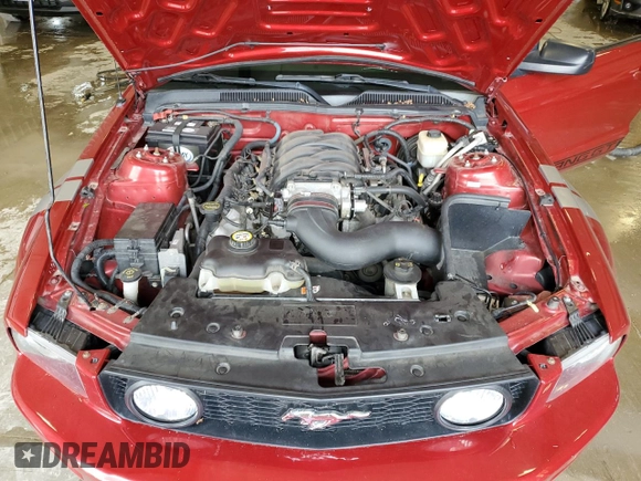 2008 Ford Mustang GT Deluxe with VIN 1ZVHT85H385156830, listed as a Copart auction lot 57519415 with 114,722 mi miles and Clean title. Bid and sale history available at DreamBid. Image 11.
