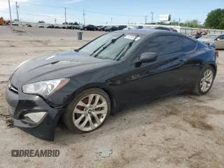 2014 Hyundai Genesis Coupe Premium with VIN KMHHT6KD4EU115015, listed as a Copart auction lot 54055895 with 199,541 mi miles and Salvage title. Bid and sale history available at DreamBid. Image 1.