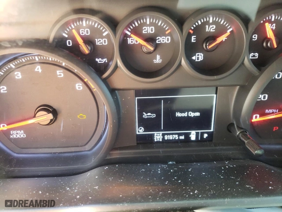 2019 Chevrolet Silverado 1500 Work Truck with VIN 1GCRYAEF7KZ363896, listed as a Copart auction lot 76528094 with 91,975 mi miles and Salvage Title. Bid and sale history available at carsss.com. Image 9.