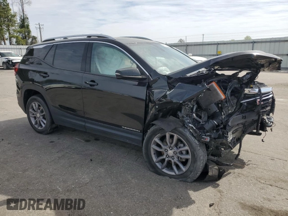 2022 GMC Terrain SLT with VIN 3GKALVEV1NL179564, listed as a Copart auction lot 49104005 with 69,944 mi miles and Salvage title. Bid and sale history available at DreamBid. Image 4.