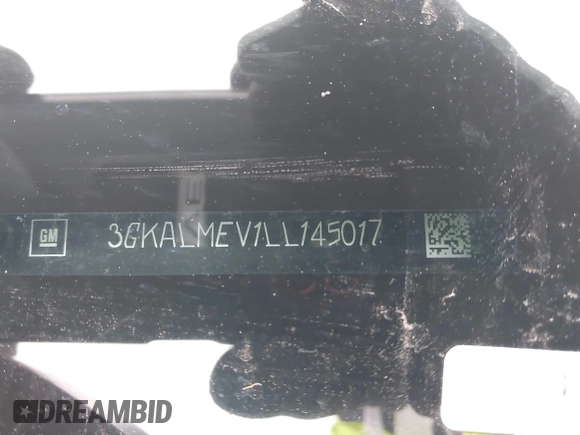 2020 GMC Terrain SLE z VIN 3GKALMEV1LL145017, wystawiony jako IAAI lot #41592623 z przebiegiem 99 143 mil mil oraz . Historia ofert i sprzedaży dostępna na DreamBid. Obrazek 9.