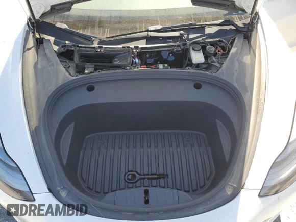 2022 Tesla Model 3 with VIN 5YJ3E1EAXNF203914, listed as a Copart auction lot 46982935 with 70,766 mi miles and Salvage Title. Bid and sale history available at DreamBid. Image 12.