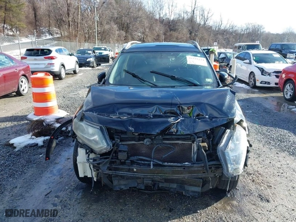 2015 Nissan Rogue SL with VIN 5N1AT2MV4FC845711, listed as a IAAI auction lot 41575234 with 175789 miles. Bid and sale history available at carsss.com. Image 12.