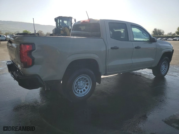 2023 Chevrolet Colorado 2WD Work Truck with VIN 1GCGSBEC2P1261884, listed as a Copart auction lot 52515565 with 21,285 mi miles and Clean Title. Bid and sale history available at carsss.com. Image 3.