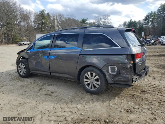 2015 Honda Odyssey EX-L with VIN 5FNRL5H69FB025980, listed as a Copart auction lot 50145155 with 146,336 mi miles and Clean Title. Bid and sale history available at carsss.com. Image 2.
