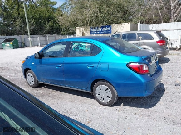 2024 Mitsubishi Mirage G4 ES with VIN ML32FUFJ5RHF18043, listed as a IAAI auction lot 41711935 with 1,330 mi miles. Bid and sale history available at carsss.com. Image 14.