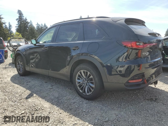 2025 Mazda CX-70 Preferred with VIN JM3KJBHD1S1120421, listed as a Copart auction lot 55857365 with 2,585 mi miles and Salvage title. Bid and sale history available at DreamBid. Image 2.