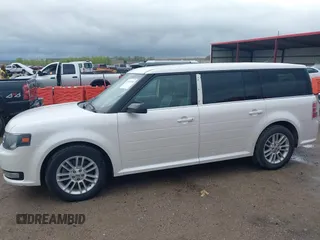 2014 Ford Flex SEL z VIN 2FMGK5C80EBD27605, wystawiony jako IAAI lot #42170336 z przebiegiem 110 339 mil mil oraz . Historia ofert i sprzedaży dostępna na DreamBid. Obrazek 15.