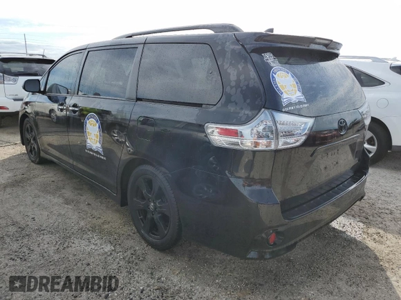 2020 Toyota Sienna SE with VIN 5TDXZ3DC8LS082037, listed as a Copart auction lot 74710964 with 36,787 mi miles and Non Repairable. Bid and sale history available at carsss.com. Image 2.