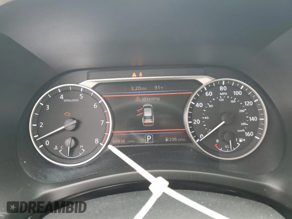 2021 Nissan Sentra SV z VIN 3N1AB8CV3MY280709, wystawiony jako Copart lot #59220035 z przebiegiem 60 936 mil mil oraz Szkoda całkowita • Salvage title. Historia ofert i sprzedaży dostępna na DreamBid. Obrazek 9.