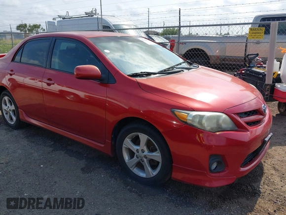 2013 Toyota Corolla L with VIN 5YFBU4EE4DP207480, listed as a IAAI auction lot 42060919 with 129,193 mi miles. Bid and sale history available at carsss.com. Image 1.