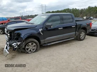 2021 Ford F-150 XL with VIN 1FTFW1E50MFA45896, listed as a Copart auction lot 46882735 with 57,041 mi miles and Salvage Title. Bid and sale history available at DreamBid. Image 1.