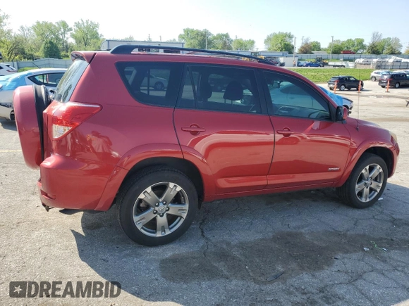 2008 Toyota RAV4 Sport with VIN JTMZK32V986011499, listed as a Copart auction lot 54675395 with 172,686 mi miles and Clean title. Bid and sale history available at DreamBid. Image 3.