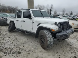 2022 Jeep Gladiator Sport S with VIN 1C6HJTAG5NL168498, listed as a Copart auction lot 81264854 with 26,642 mi miles and Salvage title. Bid and sale history available at DreamBid. Image 4.