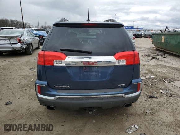 2017 GMC Terrain SLE with VIN 2GKFLTE35H6154944, listed as a Copart auction lot 52602825 with 65,610 mi miles and Clean Title. Bid and sale history available at carsss.com. Image 6.