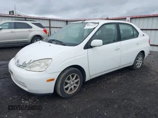2002 Toyota Prius with VIN JT2BK18U220055948, listed as a IAAI auction lot 41896050 with 249,385 mi miles. Bid and sale history available at carsss.com. Image 2.