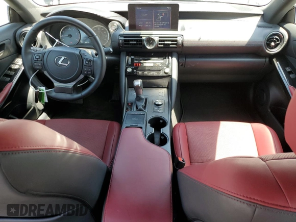 2024 Lexus IS 300 with VIN JTHCA1D20R5129432, listed as a Copart auction lot 51518945 with 8,182 mi miles and Salvage title. Bid and sale history available at DreamBid. Image 8.