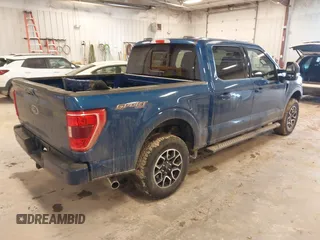 2023 Ford F-150 XL with VIN 1FTFW1E57PKE79681, listed as a IAAI auction lot 41667502 with 17,198 mi miles. Bid and sale history available at carsss.com. Image 4.