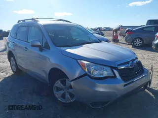 2015 Subaru Forester Premium z VIN JF2SJADC1FH827078, wystawiony jako IAAI lot #41731753 z przebiegiem 152 520 mil mil oraz . Historia ofert i sprzedaży dostępna na DreamBid. Obrazek 1.
