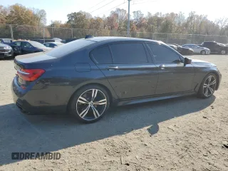 2016 BMW 7 Series 750i xDrive with VIN WBA7F2C56GG419078, listed as a Copart auction lot 75355703 with 0 mi miles. Bid and sale history available at carsss.com. Image 3.