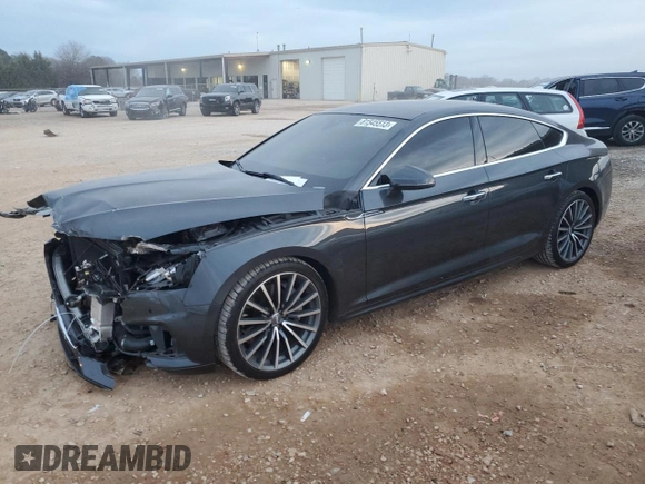 2019 Audi A5 Sportback Premium Plus with VIN WAUBNCF51KA044484, listed as a Copart auction lot 81545513 with 52,655 mi miles. Bid and sale history available at carsss.com. Image 1.