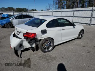 2015 BMW 2 Series 228i with VIN WBA1F5C56FV343489, listed as a Copart auction lot 43432594 with 109,196 mi miles. Bid and sale history available at carsss.com. Image 3.