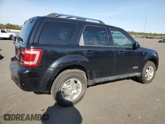 2008 Ford Escape Limited with VIN 1FMCU94198KB10811, listed as a Copart auction lot 48560805 with 126,711 mi miles and Clean Title. Bid and sale history available at carsss.com. Image 3.