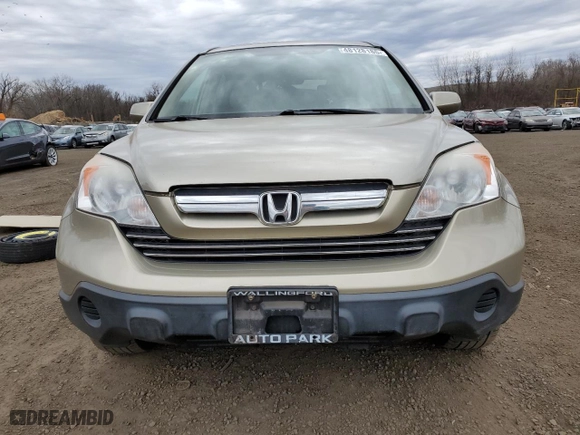 2009 Honda CR-V EX-L with VIN JHLRE487X9C024449, listed as a Copart auction lot 48128185 with 153,362 mi miles and Salvage Title. Bid and sale history available at carsss.com. Image 5.