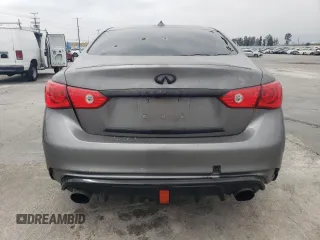 2016 Infiniti Q50 Premium with VIN JN1EV7APXGM305863, listed as a Copart auction lot 54168845 with 104,543 mi miles and Salvage Title. Bid and sale history available at carsss.com. Image 6.