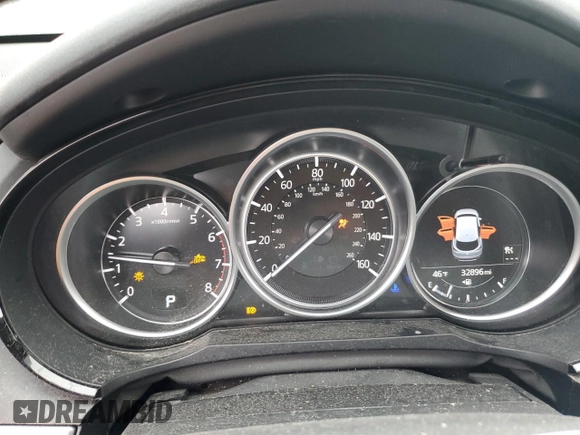 2023 Mazda CX-9 Touring with VIN JM3TCBCY4P0653899, listed as a Copart auction lot 50999985 with 32,896 mi miles and Salvage title. Bid and sale history available at DreamBid. Image 9.