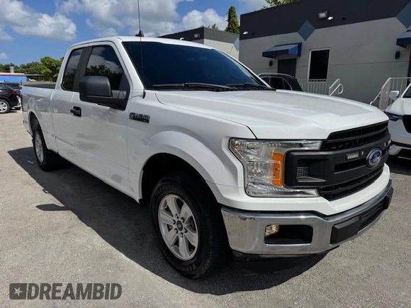 2020 Ford F-150 XL with VIN 1FTEX1C50LKE46270, listed as a Copart auction lot 54717115 with 41,241 mi miles and Non Repairable. Bid and sale history available at DreamBid. Image 4.