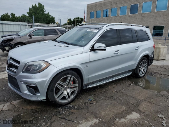2016 Mercedes-Benz GL with VIN 4JGDF7EE1GA649092, listed as a Copart auction lot 58283933 with NaN miles. Bid and sale history available at carsss.com. Image 1.