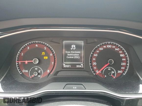 2019 Volkswagen Jetta SEL z VIN 3VWE57BU7KM275491, wystawiony jako Copart lot #61623725 z przebiegiem 107 071 mil mil oraz Szkoda całkowita • Salvage title. Historia ofert i sprzedaży dostępna na DreamBid. Obrazek 9.