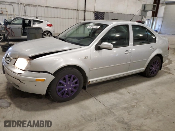 2003 Volkswagen Jetta Sedan GLS with VIN 3VWSK69M03M076991, listed as a Copart auction lot 47542785 with 202,788 mi miles and Salvage Title. Bid and sale history available at carsss.com. Image 1.
