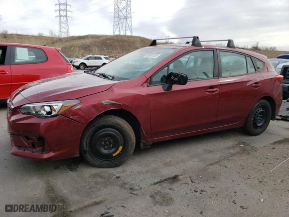 2020 Subaru Impreza with VIN 4S3GTAA69L1726937, listed as a Copart auction lot 49904105 with 68,098 mi miles and Salvage Title. Bid and sale history available at carsss.com. Image 1.