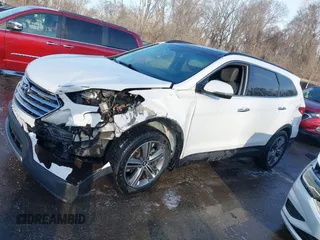 2016 Hyundai Santa Fe SE with VIN KM8SR4HF2GU133307, listed as a IAAI auction lot 41749584 with 120,391 mi miles. Bid and sale history available at carsss.com. Image 14.