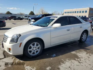 2005 Cadillac CTS with VIN 1G6DM56T450168142, listed as a Copart auction lot 50427955 with 102,273 mi miles and Salvage Title. Bid and sale history available at carsss.com. Image 1.