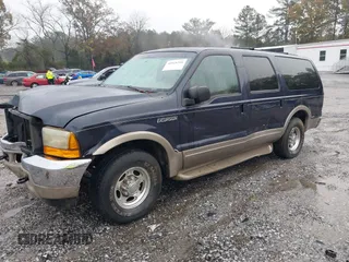 2000 Ford Excursion Limited z VIN 1FMNU42S0YEC70159, wystawiony jako IAAI lot #40918396 z przebiegiem 168 564 mil mil oraz . Historia ofert i sprzedaży dostępna na DreamBid. Obrazek 2.