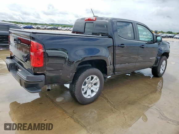 2022 Chevrolet Colorado 2WD LT with VIN 1GCGSCEA9N1249104, listed as a Copart auction lot 64775145 with 16,122 mi miles and Salvage title. Bid and sale history available at DreamBid. Image 3.