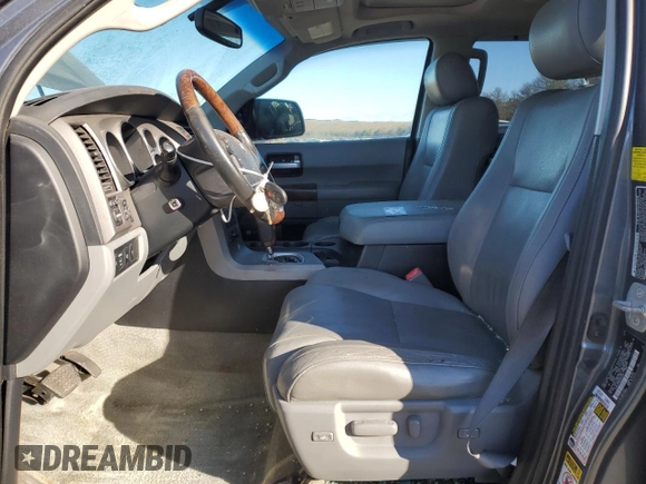 2010 Toyota Sequoia Platinum with VIN 5TDDY5G16AS031497, listed as a Copart auction lot 48142095 with 92,540 mi miles and Salvage Title. Bid and sale history available at carsss.com. Image 7.
